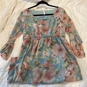 Pink Blush Maternity Dress